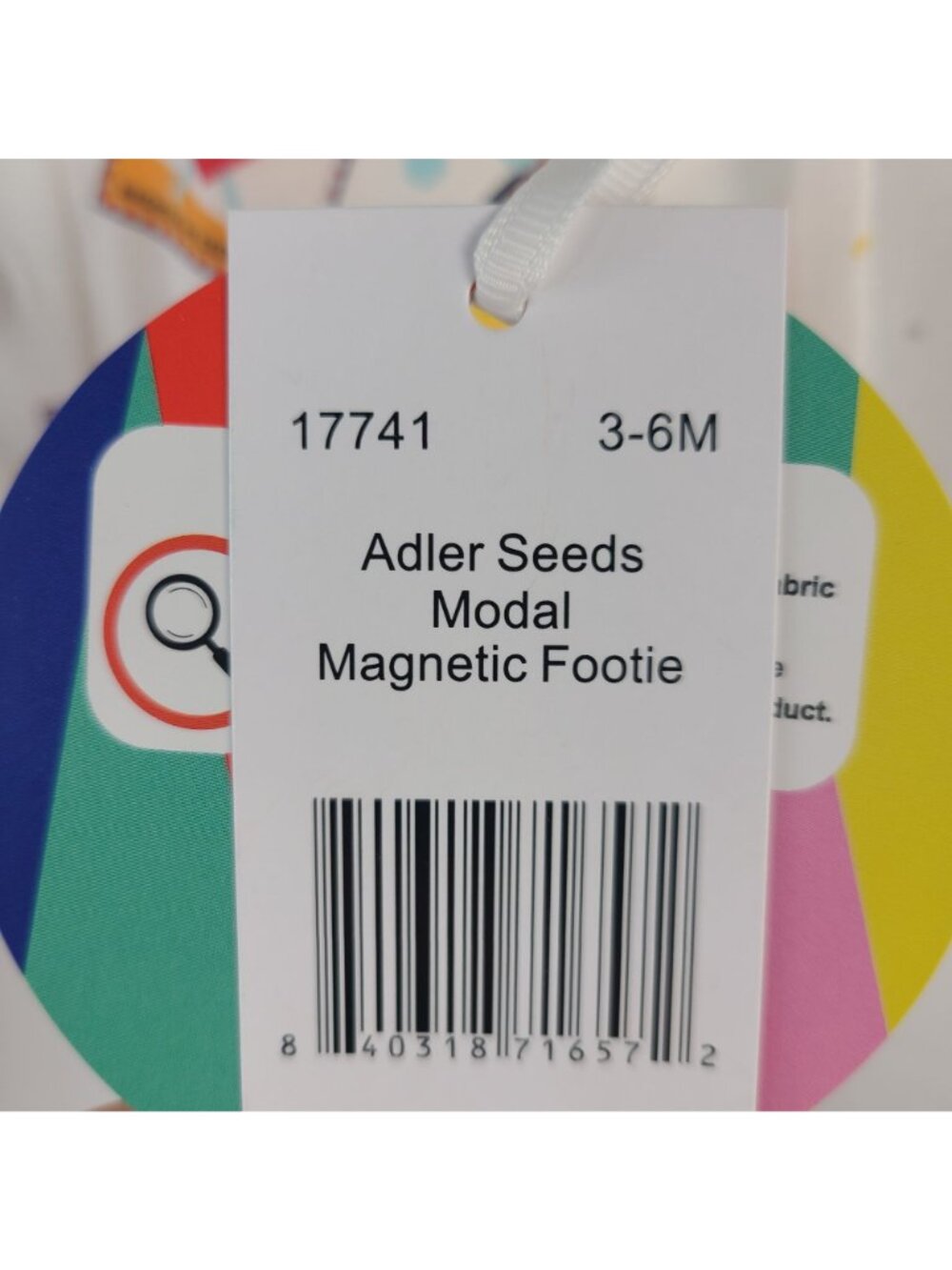 NEW Magnetic Me Adler Seeds Modal Magnetic Footie Baby Pajamas Sz 3-6M - Picture 3 of 6